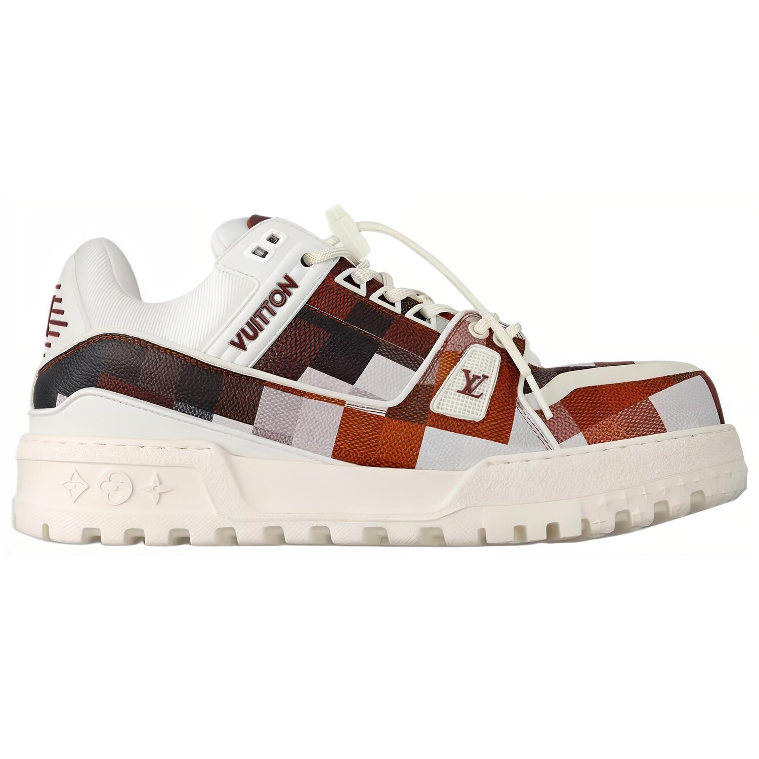 Кроссовки мужские Louis Vuitton Trainer Maxi Lifestyle, коричневый — фото 2