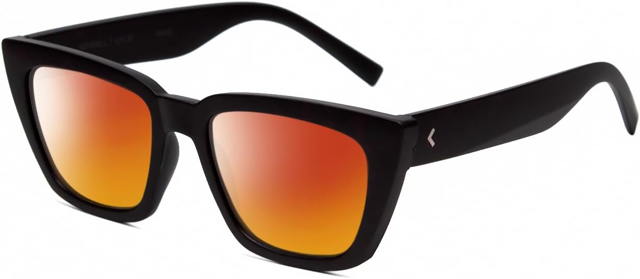 

Солнцезащитные очки Calabria K+K SADIE Square Polarized Sunglasses для женщин, дизайнерские солнцезащитные очки, модные солнцезащитные очки, стильные и элегантные, с защитой от УФ-излучения, Matte Black
