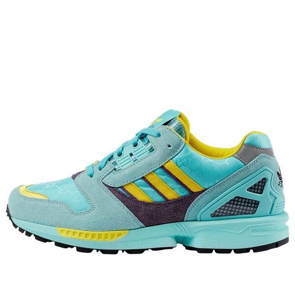 Кроссовки оригинал x gucci zx 8000 Adidas, синий
