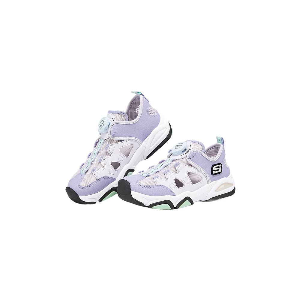 Детские сандалии SKECHERS GIRLS с дышащим низким верхом для подростков Skechers Kids, лаванда — фото 4