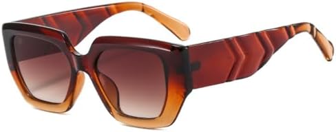 

Популярные модные солнцезащитные очки для женщин в стиле ретро с градиентными оттенками и защитой от УФ-излучения UV400. Модные солнцезащитные очки для мужчин MTZJH, Tea Tea Gradient