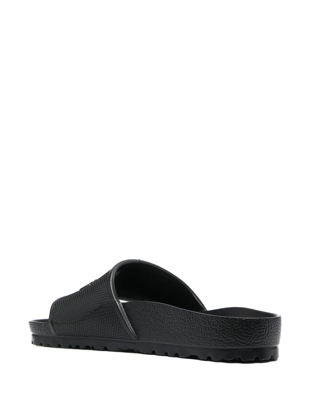 Шлепанцы с тисненым логотипом BIRKENSTOCK, черный — фото 3
