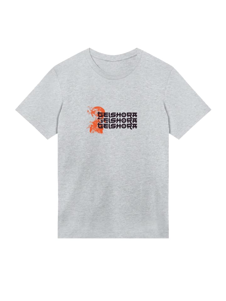 

Футболка Geishora Japan Streetstyle в цвете серый вереск F4NT4STIC