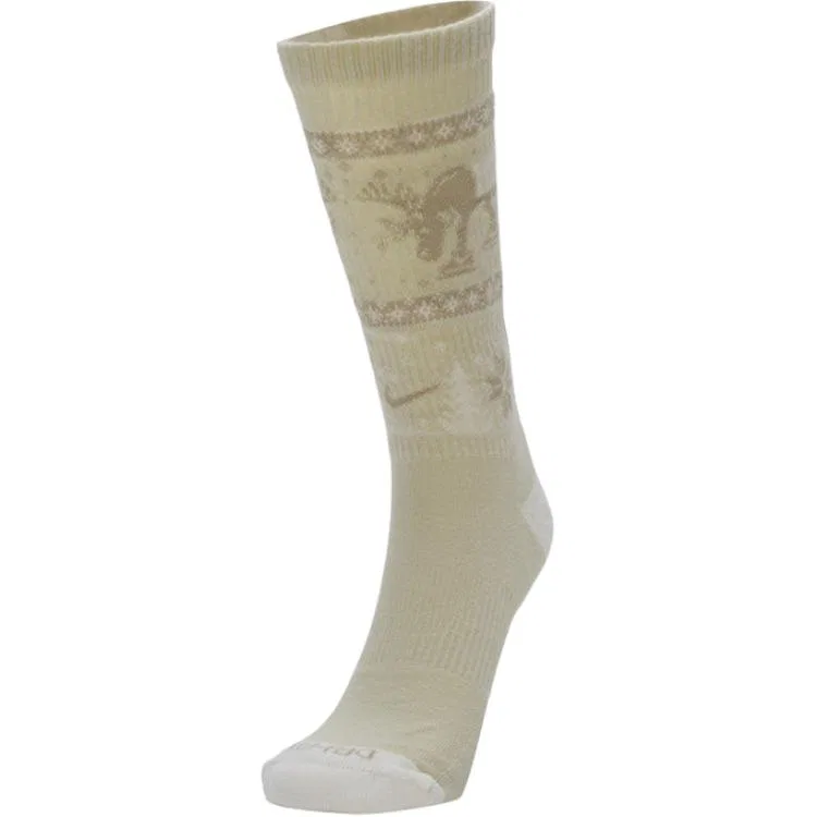 Носки Nike Everyday Plus Cushioned Winter Wonderland 2 пары бежевые