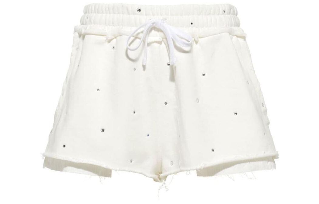 

Повседневные шорты женские белые Miu Miu