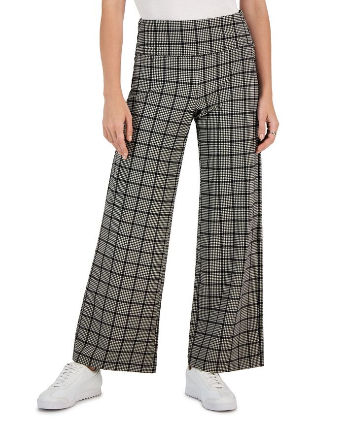 

Миниатюрные широкие брюки без застежки Style & Co, серый