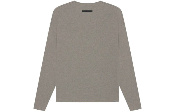 Лонгслив Fear of God Essentials SS21 Thermal Henley, серый — фото 2