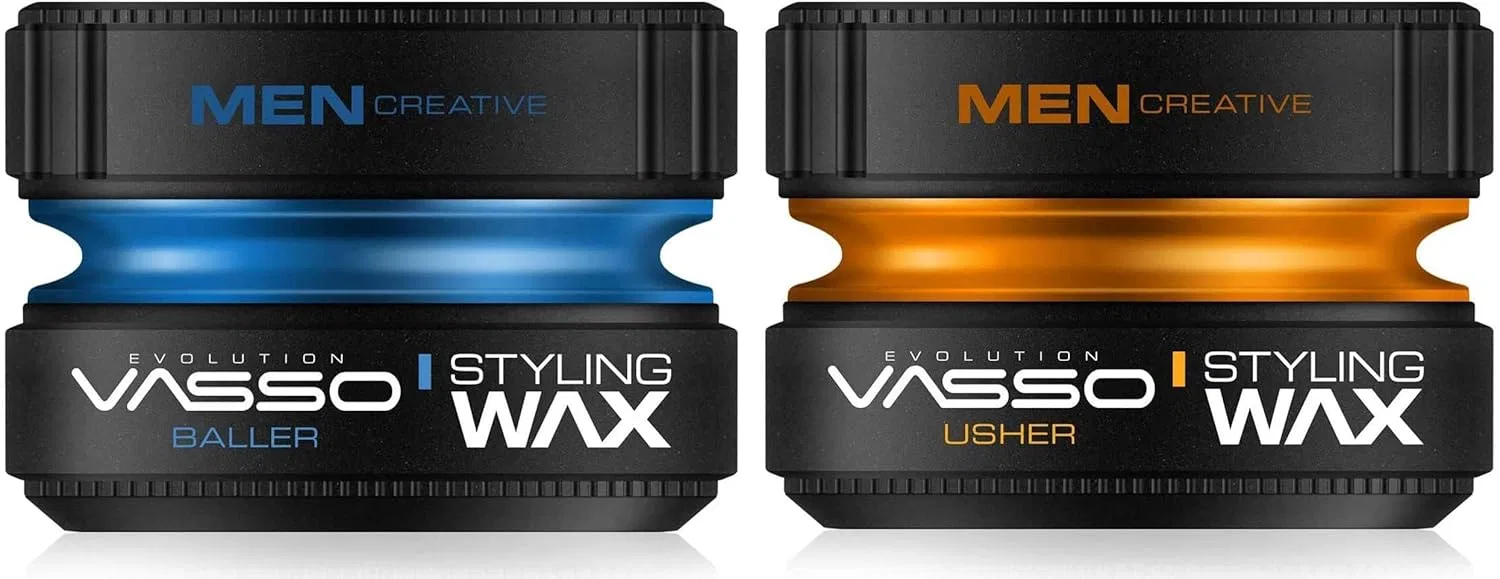 Набор гелей-восков для укладки волос «Pro-Aqua Baller Blue & Usher Orange» от Vasso (2 шт.) Vasso