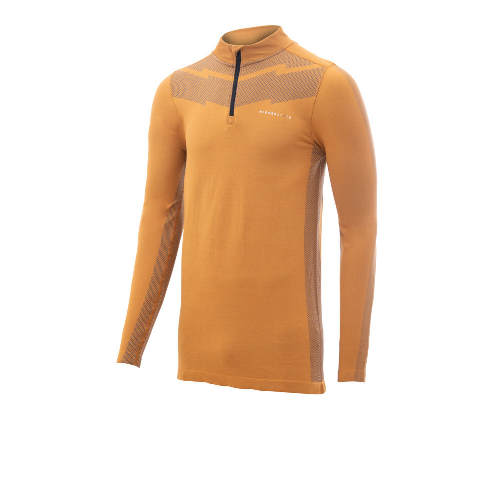 

Спортивный топ Higher State Seamfree Long Sleeve Half Zip, оранжевый
