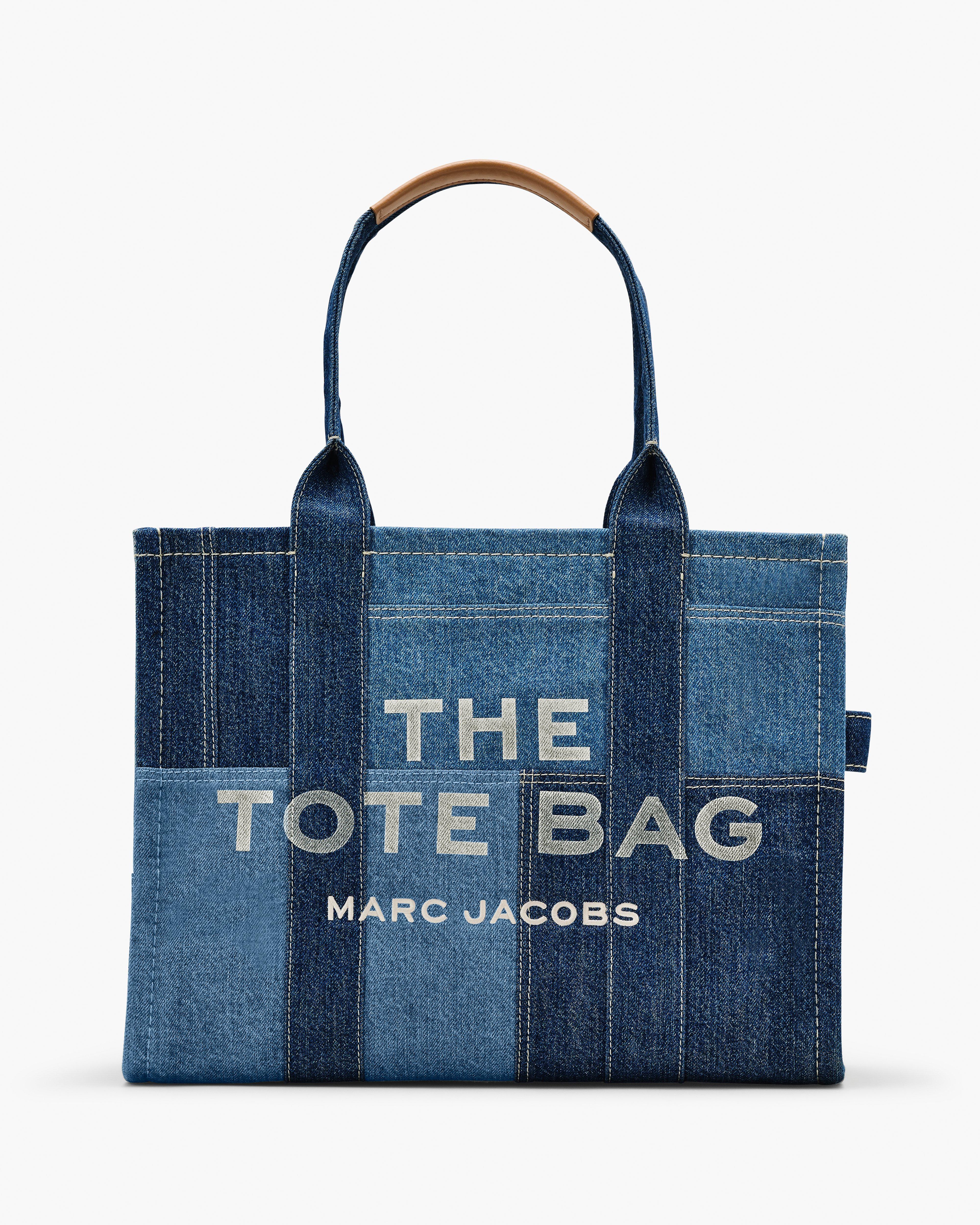 

Большая сумка-тоут из денима Marc Jacobs, синий