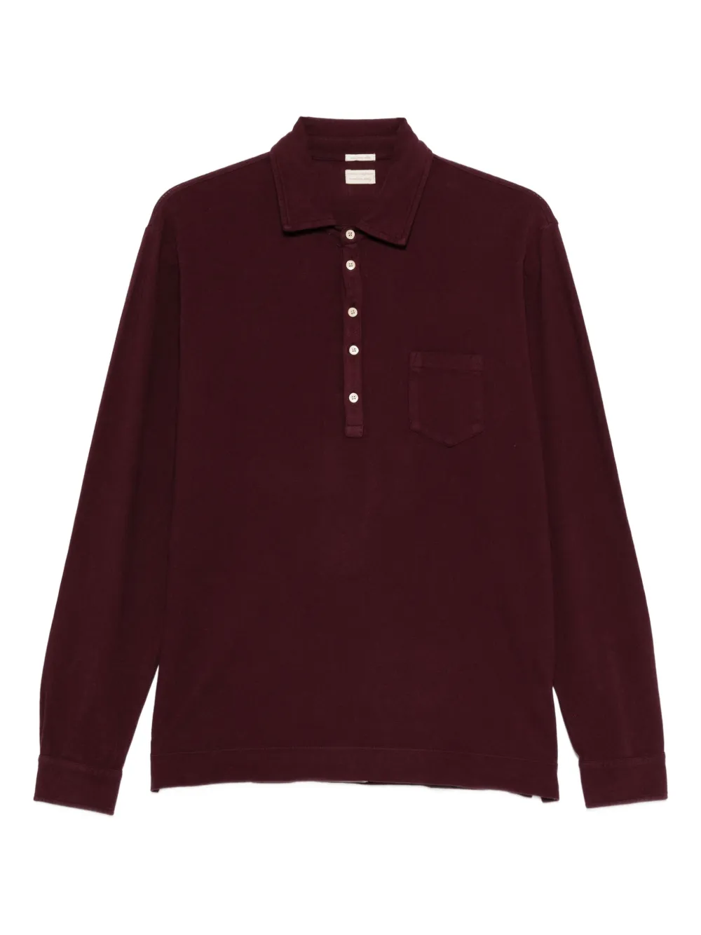 

Рубашка поло с длинными рукавами Massimo Alba, красный