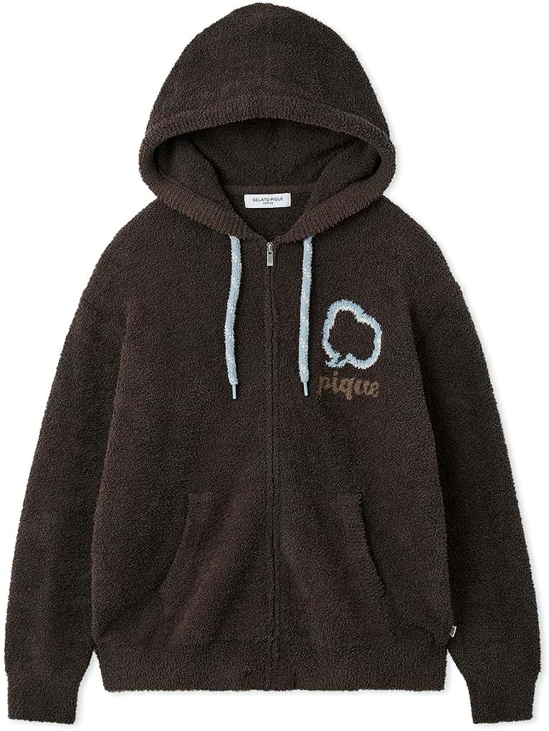 

Мужская толстовка с логотипом Baby Moco Gelato Pique, коричневый