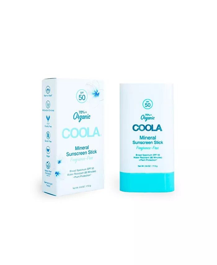 

Минеральный стик с солнцезащитным фактором 50, 0,6 унции Coola