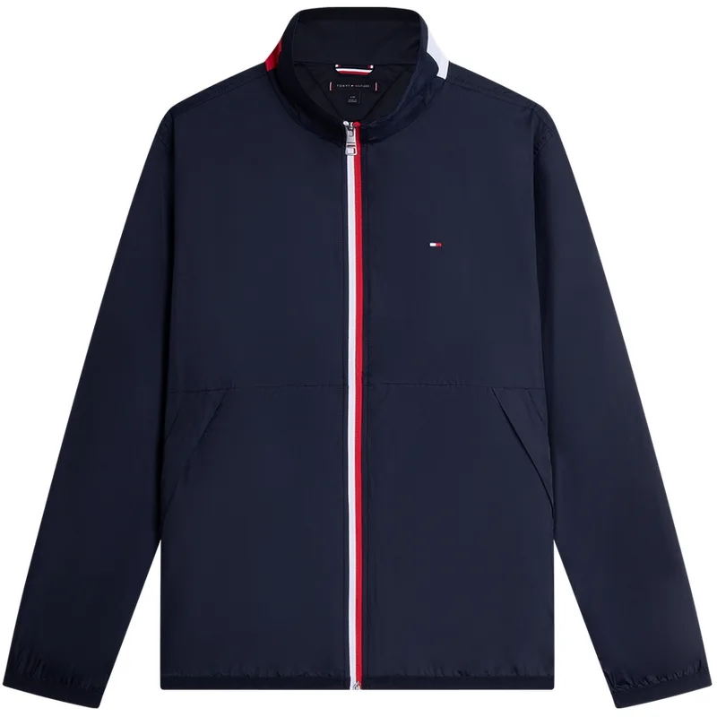 Куртка мужская Stand Collar тонкая Others Tommy Hilfiger, хаки pkb — фото 3