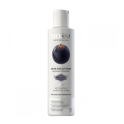 

Skin Solutions Clarifying Anti-Spot Tonic Black Currant 200 мл Mossa