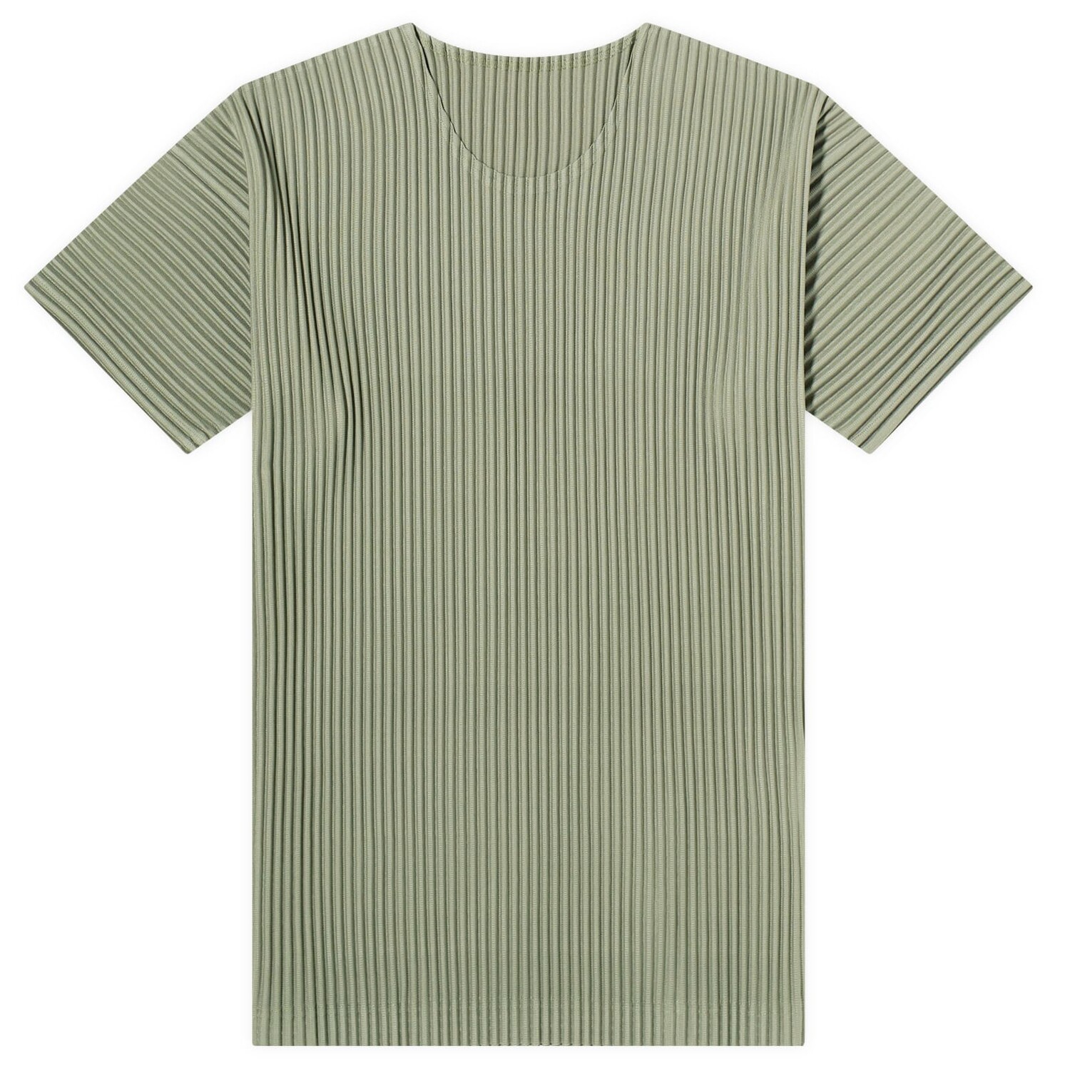 

Футболка Homme Plissé Issey Miyake Pleated T-Shirt, цвет Sage Green