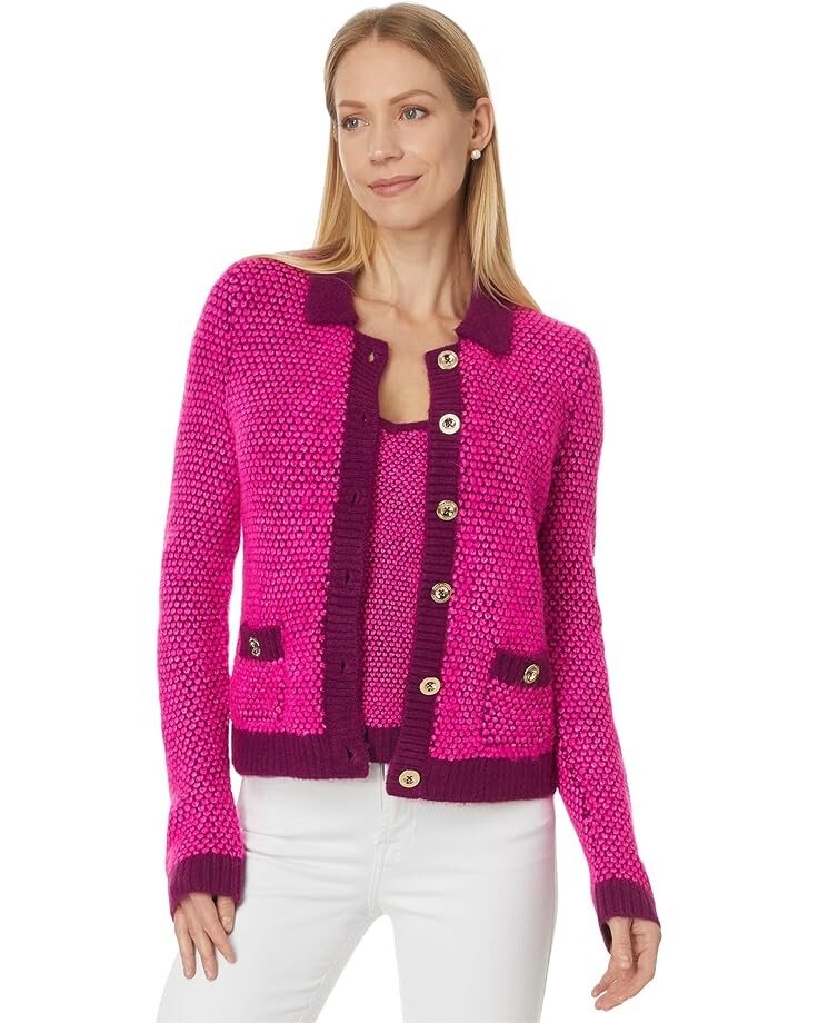 

Свитер Lilly Pulitzer Cormac Sweater Set, цвет Elderflower Blossom Safari Tweed