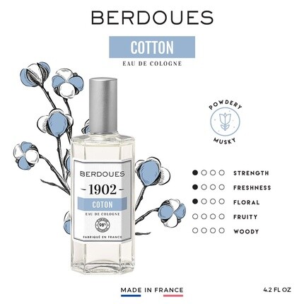 Туалетная вода-спрей Berdoues 1902 Cotton Eau de Cologne Room and Linen, 130 мл — фото 2