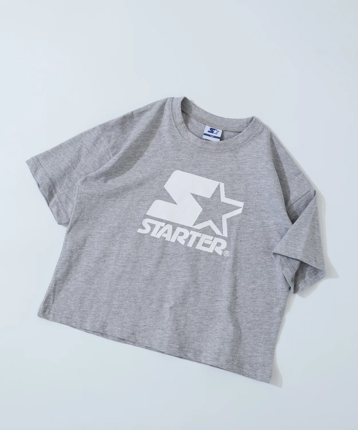 Детская футболка с принтом STARTER, модель STARTER Print T-Shirt FUNALIVE, Heather Grey