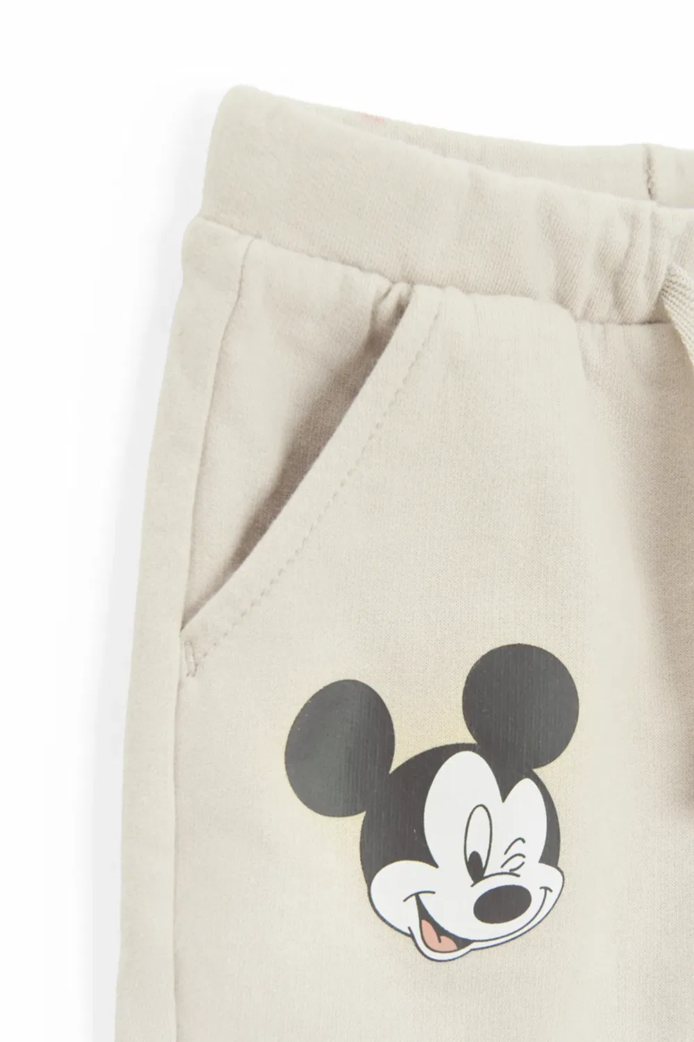 Детские спортивные штаны с принтом Mickey mouse Cool Club, Beige — фото 4