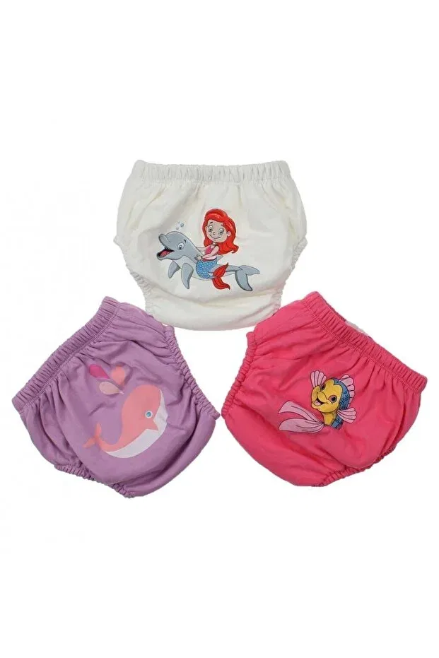 Детские трусы для девочек с принтом Basics Momslab, Colored