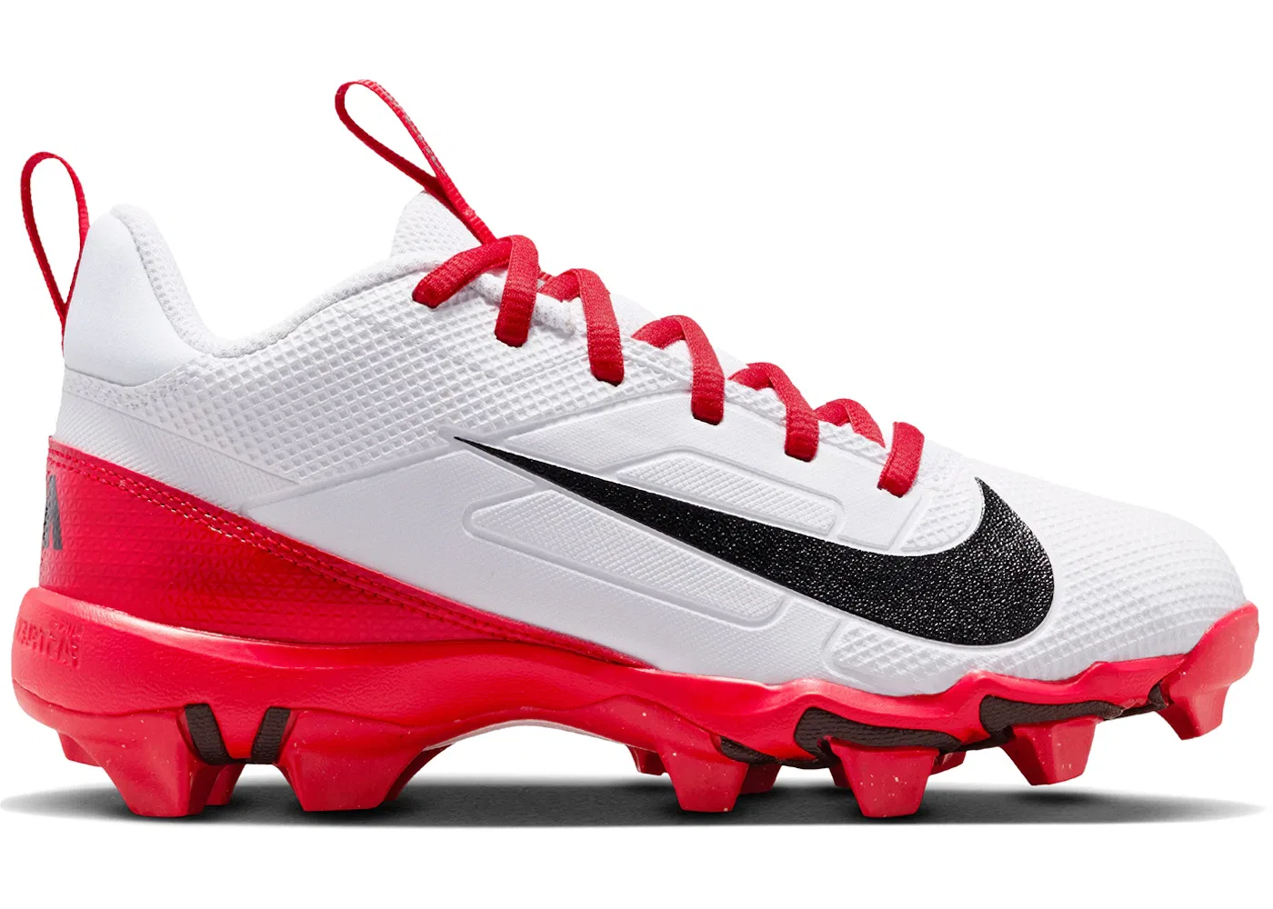 Детские бутсы Nike Alpha Menace 4 Shark, Белый/Университетский Красный/Черный