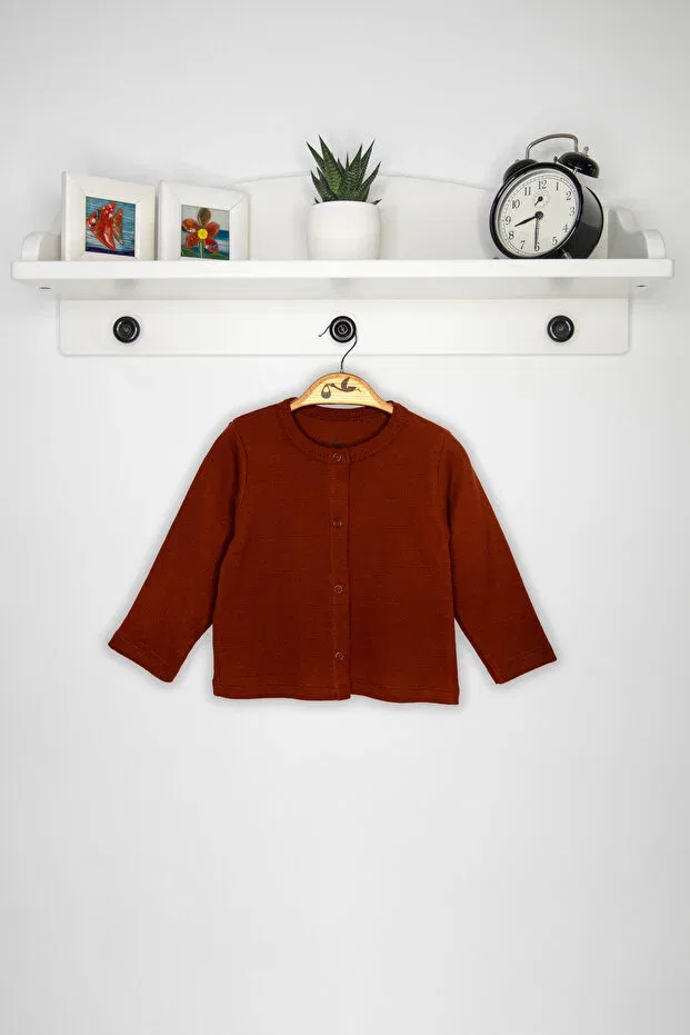 Детский кардиган с длинным рукавом Newborn Fashion Club, Burgundy