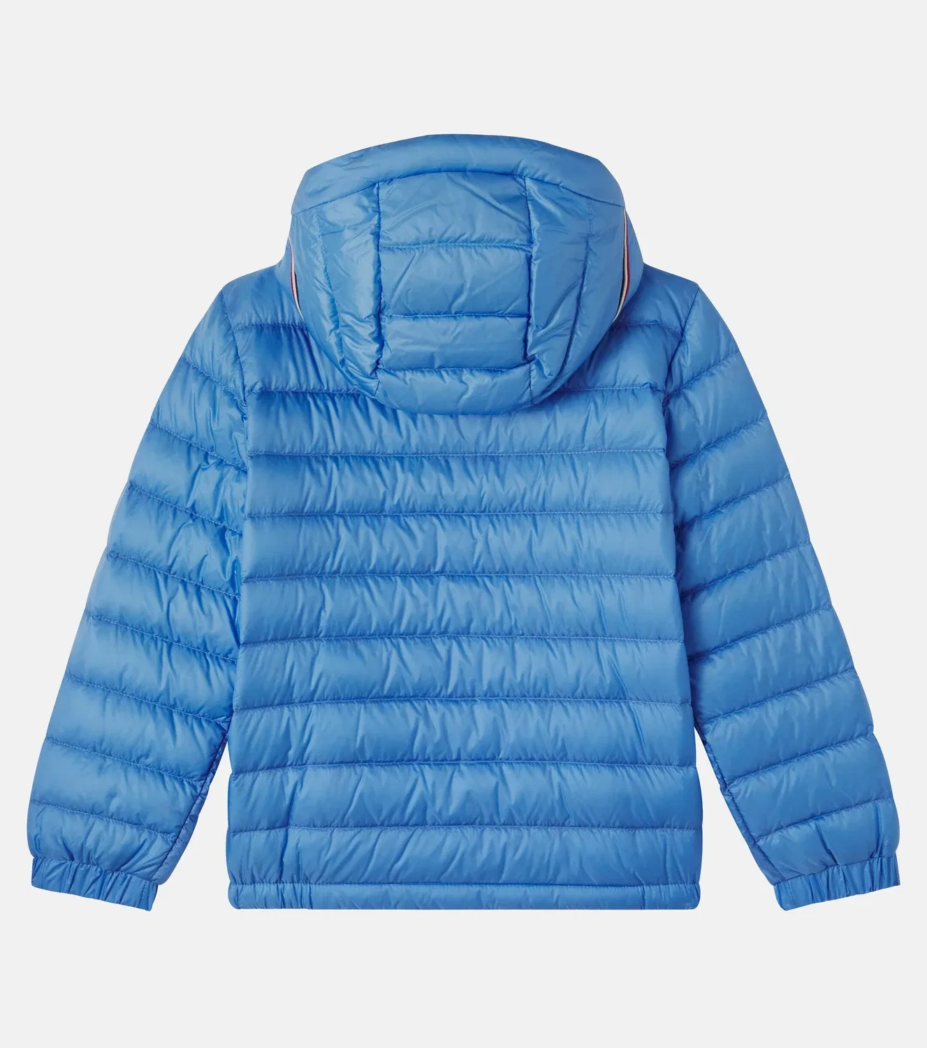 Пуховик с наполнителем из пуха и пера Moncler Enfant, бирюзовый — фото 2