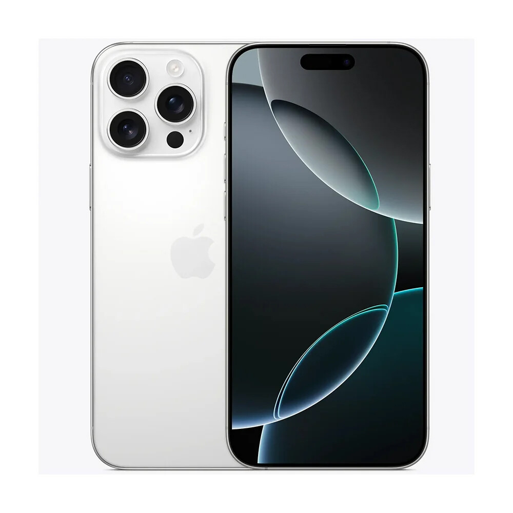 

Смартфон Apple iPhone 16 Pro Max, 1 ТБ, (Dual eSIM), White Titanium, Белый, Смартфон Apple iPhone 16 Pro Max, 1 ТБ, (Dual eSIM), White Titanium