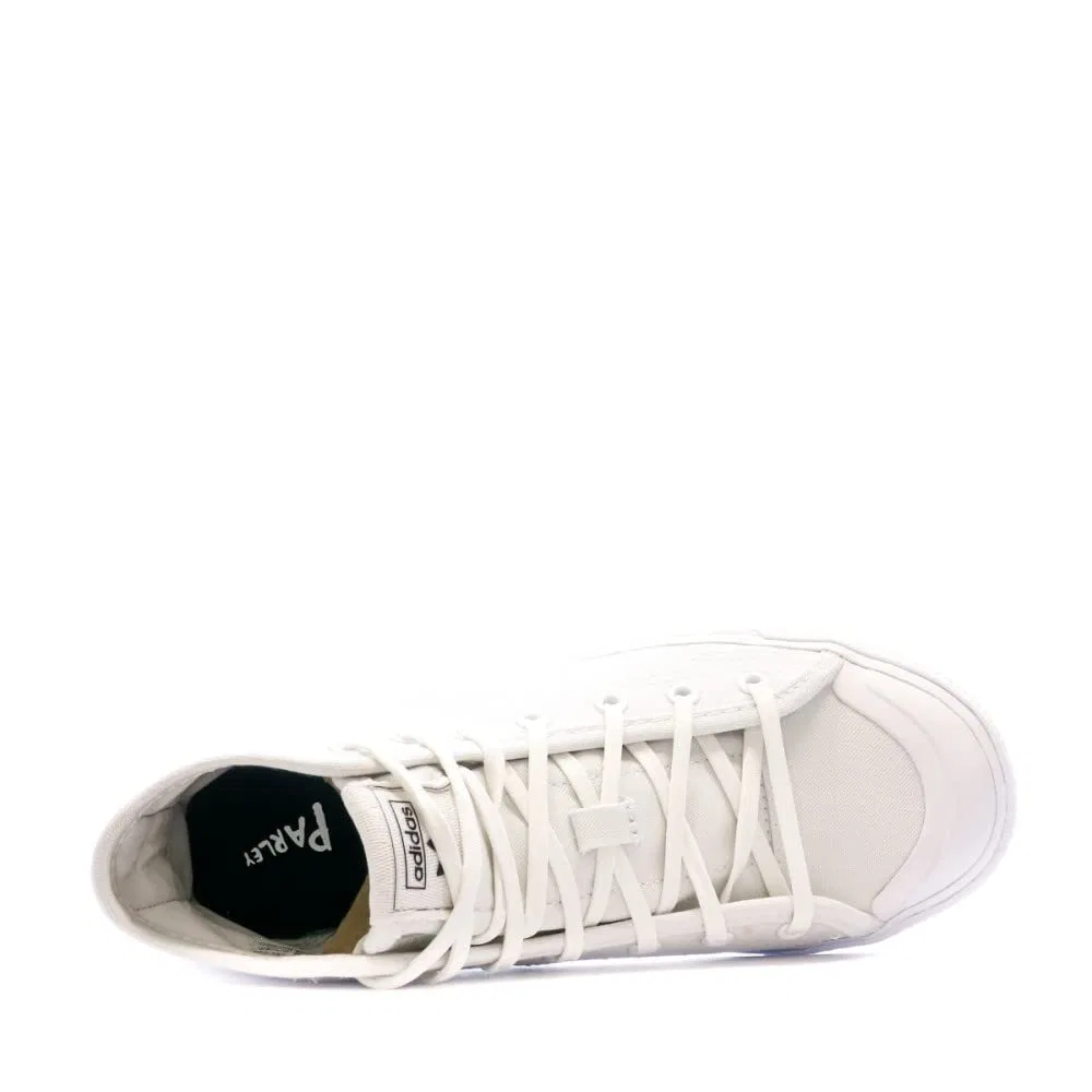 Детские кроссовки для девочек белые Nizza Adidas, White — фото 4