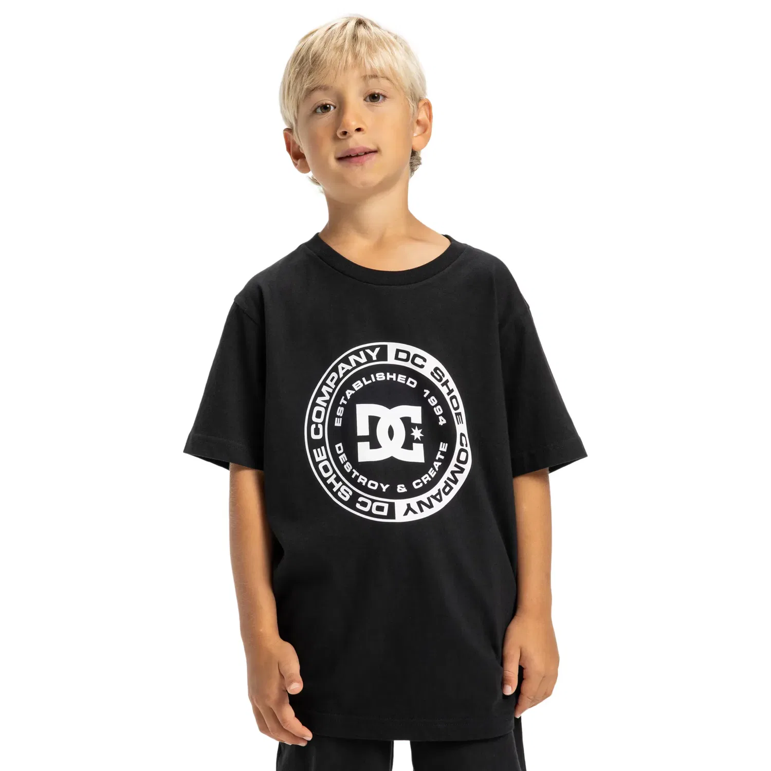 Детская футболка с принтом DC Corpo DC Shoes, Negro