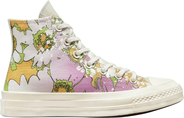 

Кроссовки Converse Wmns Chuck 70 High Crafted Florals, розовый