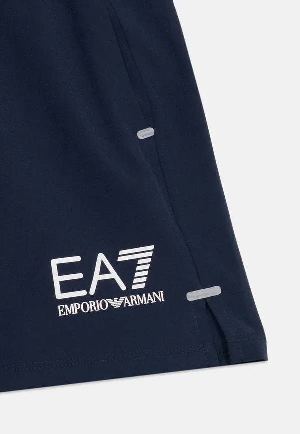 Шорты унисекс для профессионального теннисиста-мальчика Ea7 Emporio Armani, темно-синий — фото 3