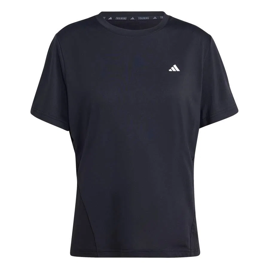 Женская спортивная футболка с принтом Wtr D4T adidas, Черный — фото 2