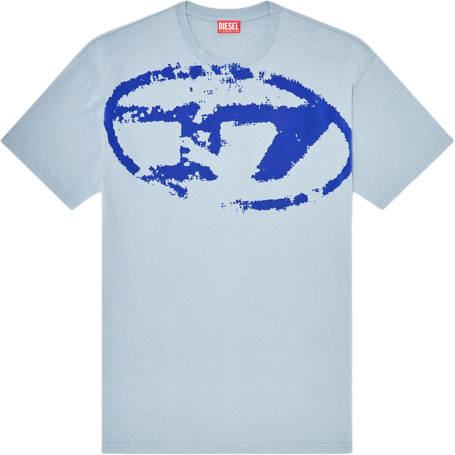 Мужская футболка с круглым вырезом DIESEL, Light Blue