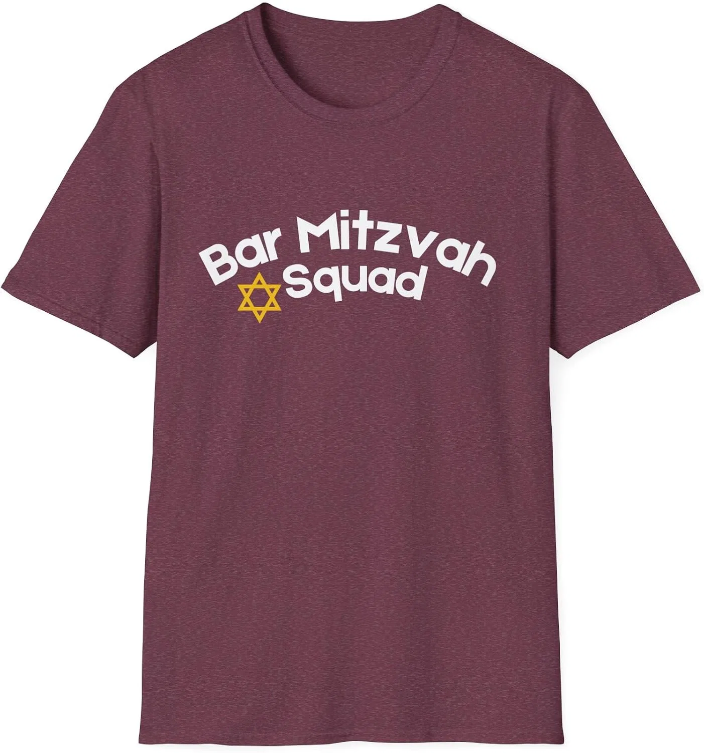 Женская футболка с круглым вырезом Gildan 64000, Heather Maroon