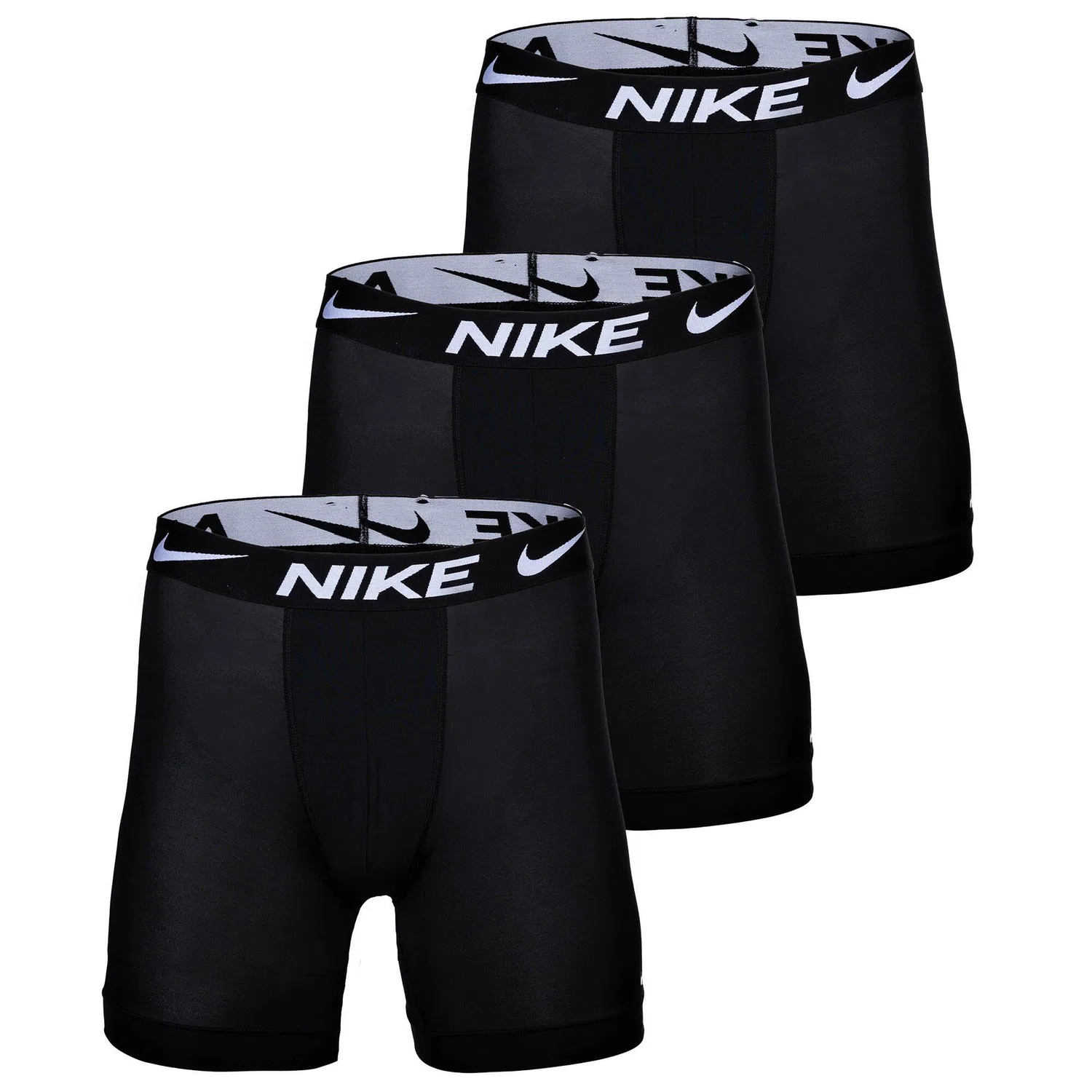 Мужские длинные боксеры с технологией Dri-FIT, 3 шт., Nike, Цвет: Schwarz
