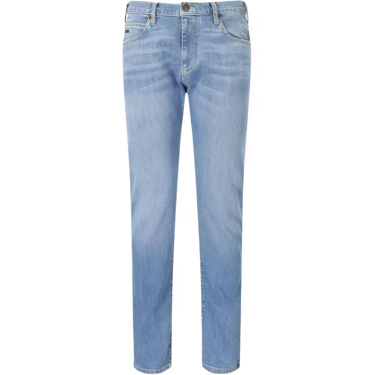 Мужские джинсы прямого кроя Emporio Armani, Light Denim Blue