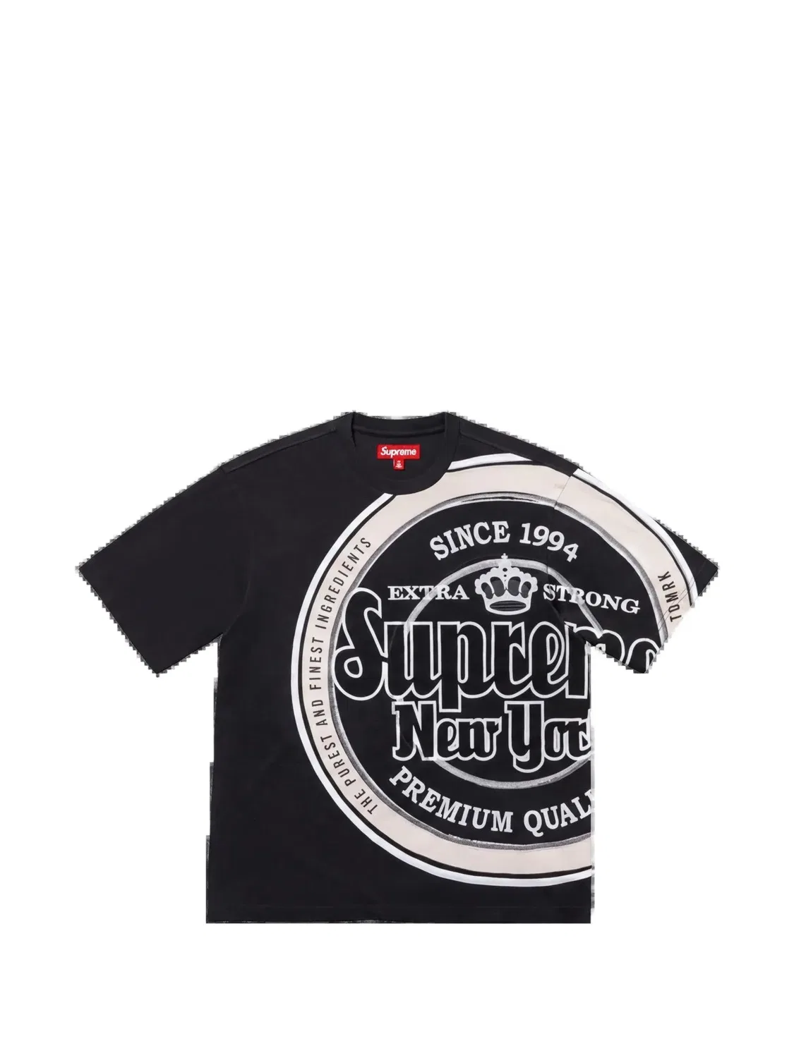 Футболка с коротким рукавом "Лагер" Supreme, черный