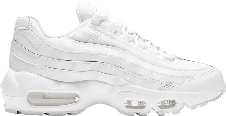 

Кроссовки Nike Air Max 95 Recraft GS 'Triple White', белый