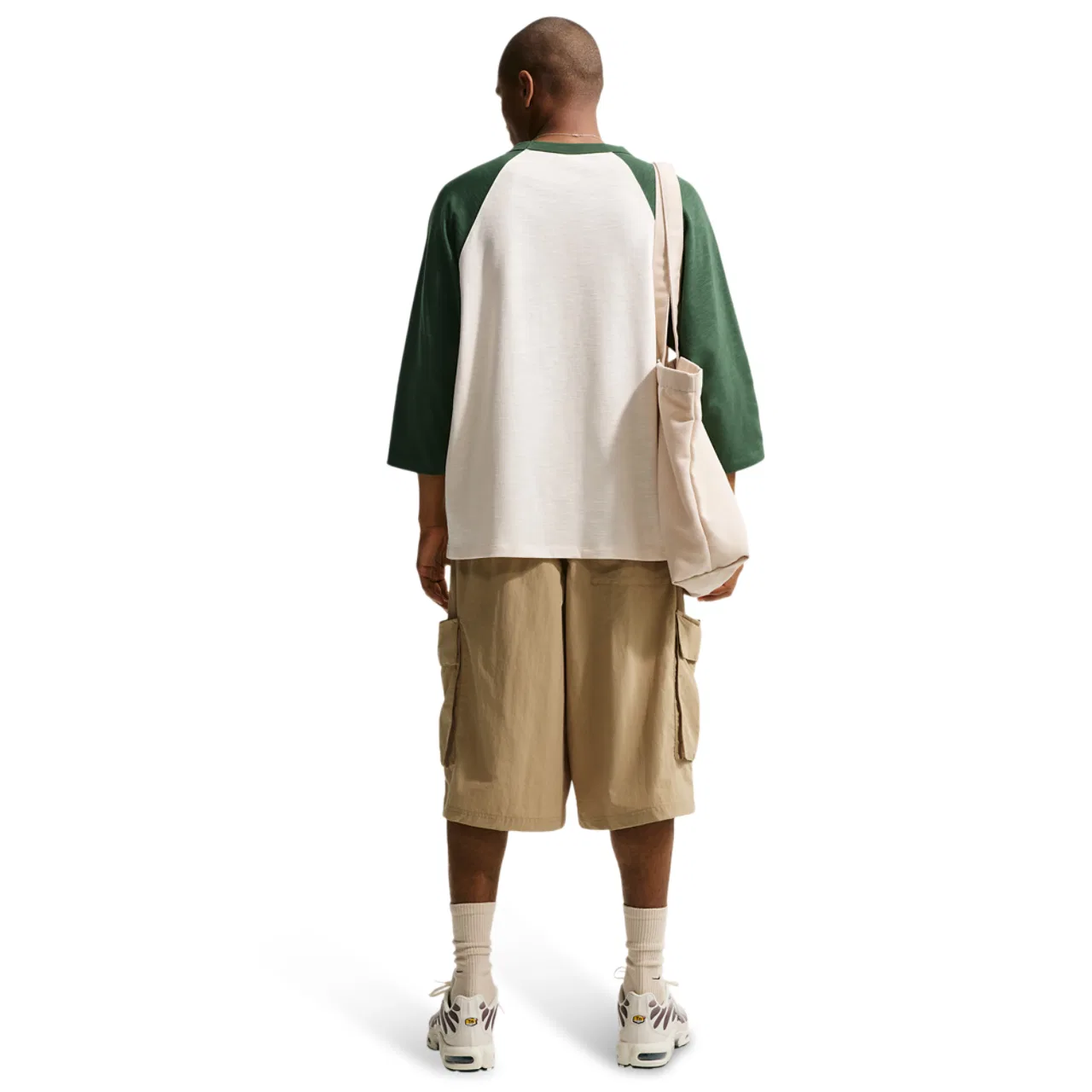 Мужские шорты карго свободного кроя Nike Club Oversized Cargo Shorts, Nike, White Beige — фото 4