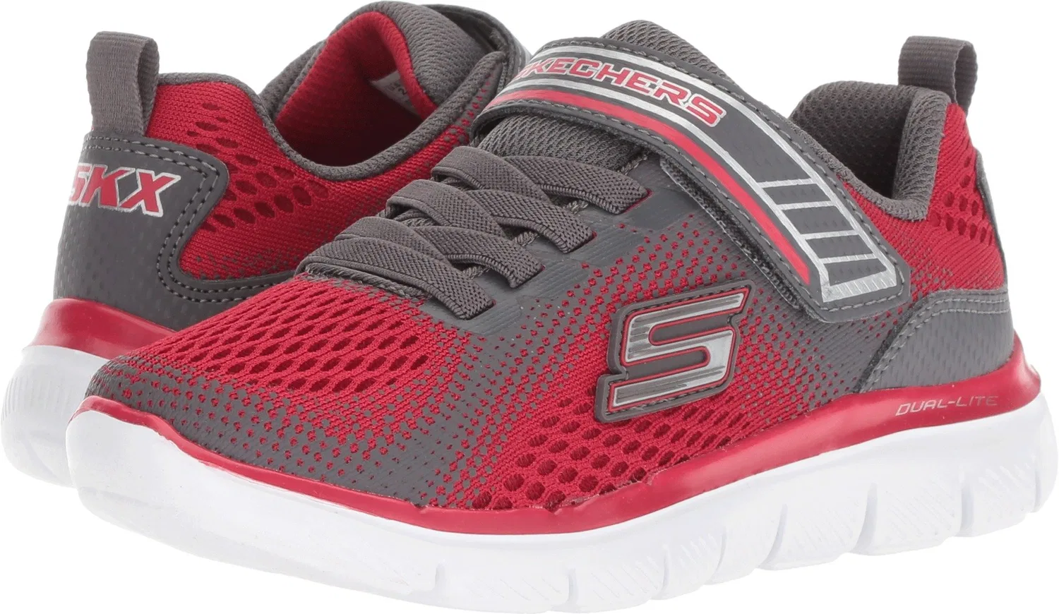 Детские кроссовки для мальчиков с принтом E-Pro-Show Stopper Skechers, Charcoal Red
