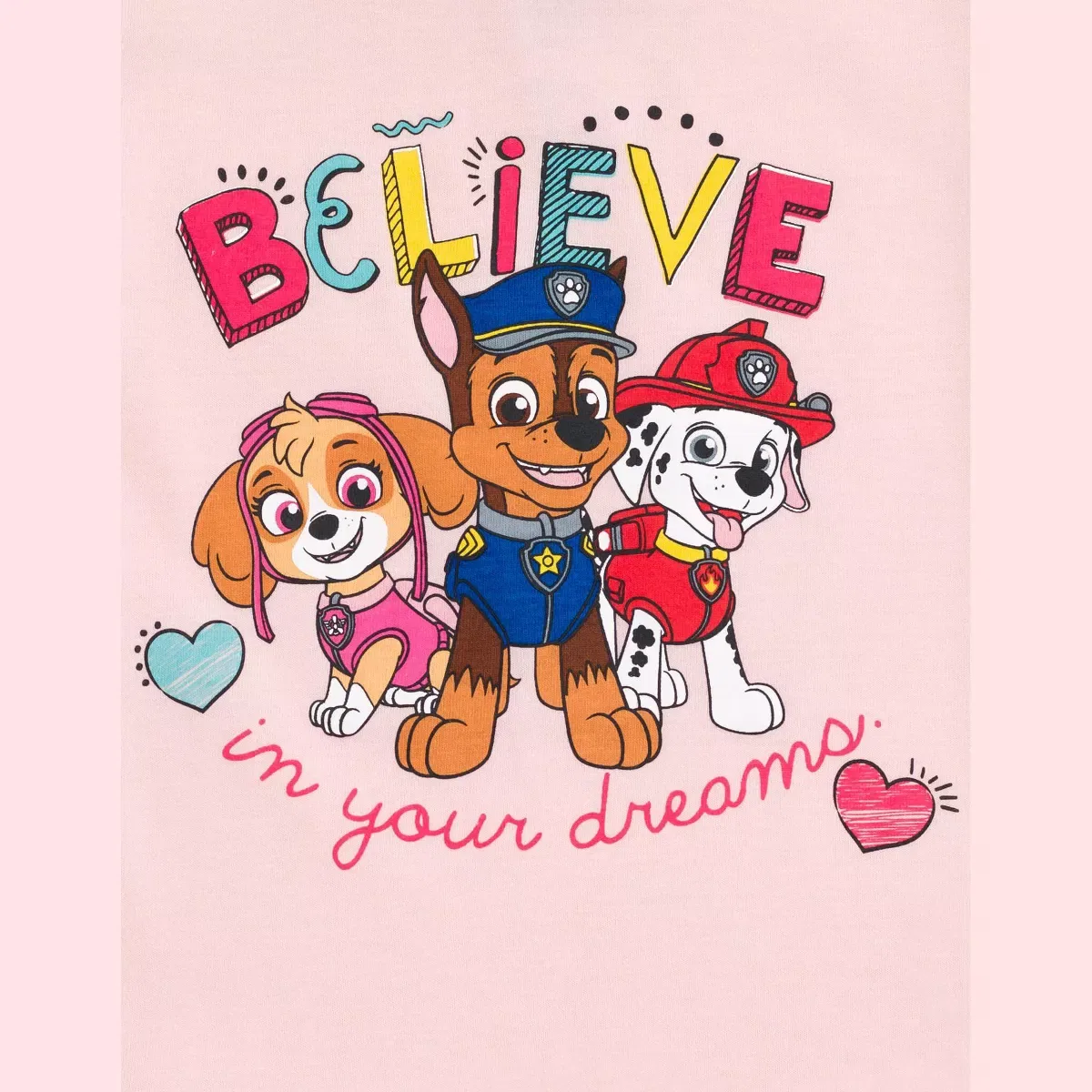 Детский комплект для девочек с принтом Tank Top Skirt and Bag 3 Piece Outfit Set PAW Patrol, Pink — фото 4