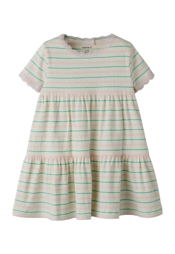 Платье-джемпер хлопковое Jumper dress Name It, Green, зеленый