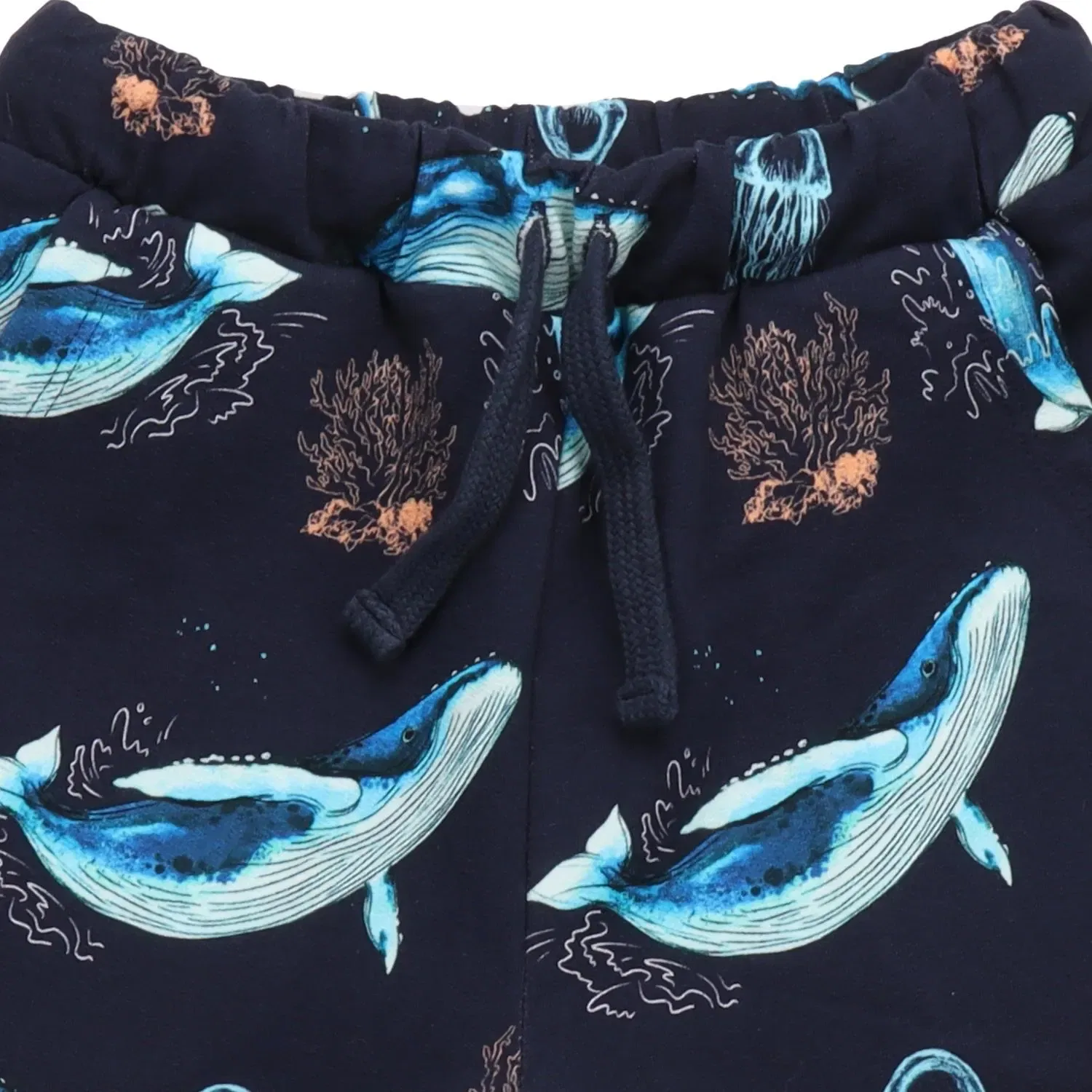Шорты с принтом The Dancing Whales Walkiddy, синий — фото 2