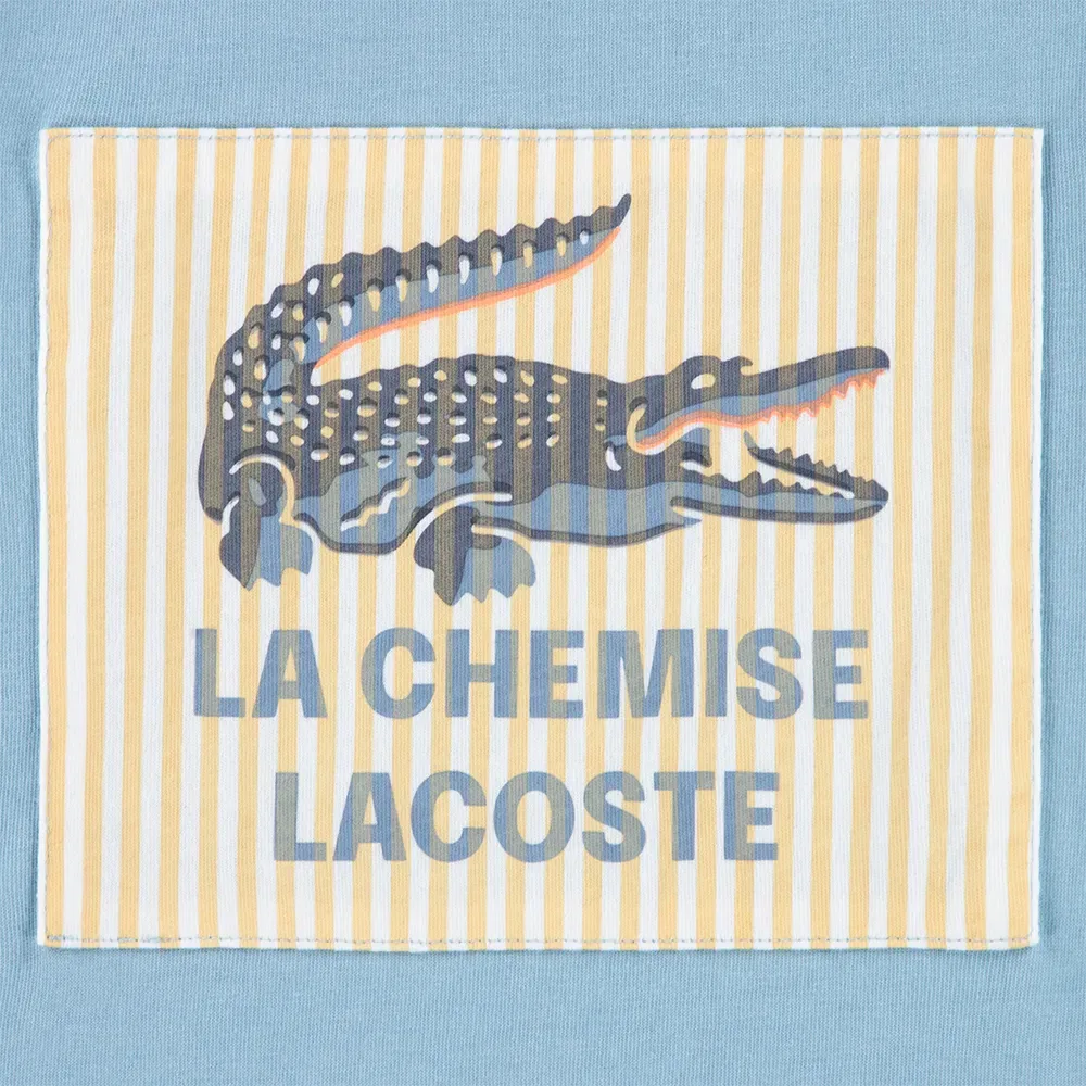 Футболка с коротким рукавом 947553 Lacoste, синий — фото 3