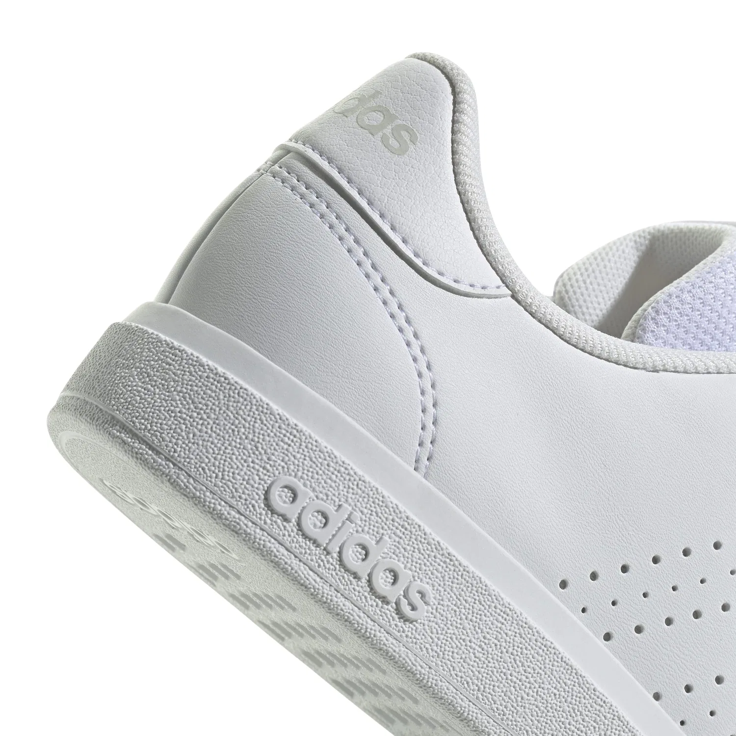 Детские кроссовки для мальчиков с полосками Advantage Base 2.0 Adidas, Cloud White Cloud White Grey One — фото 4