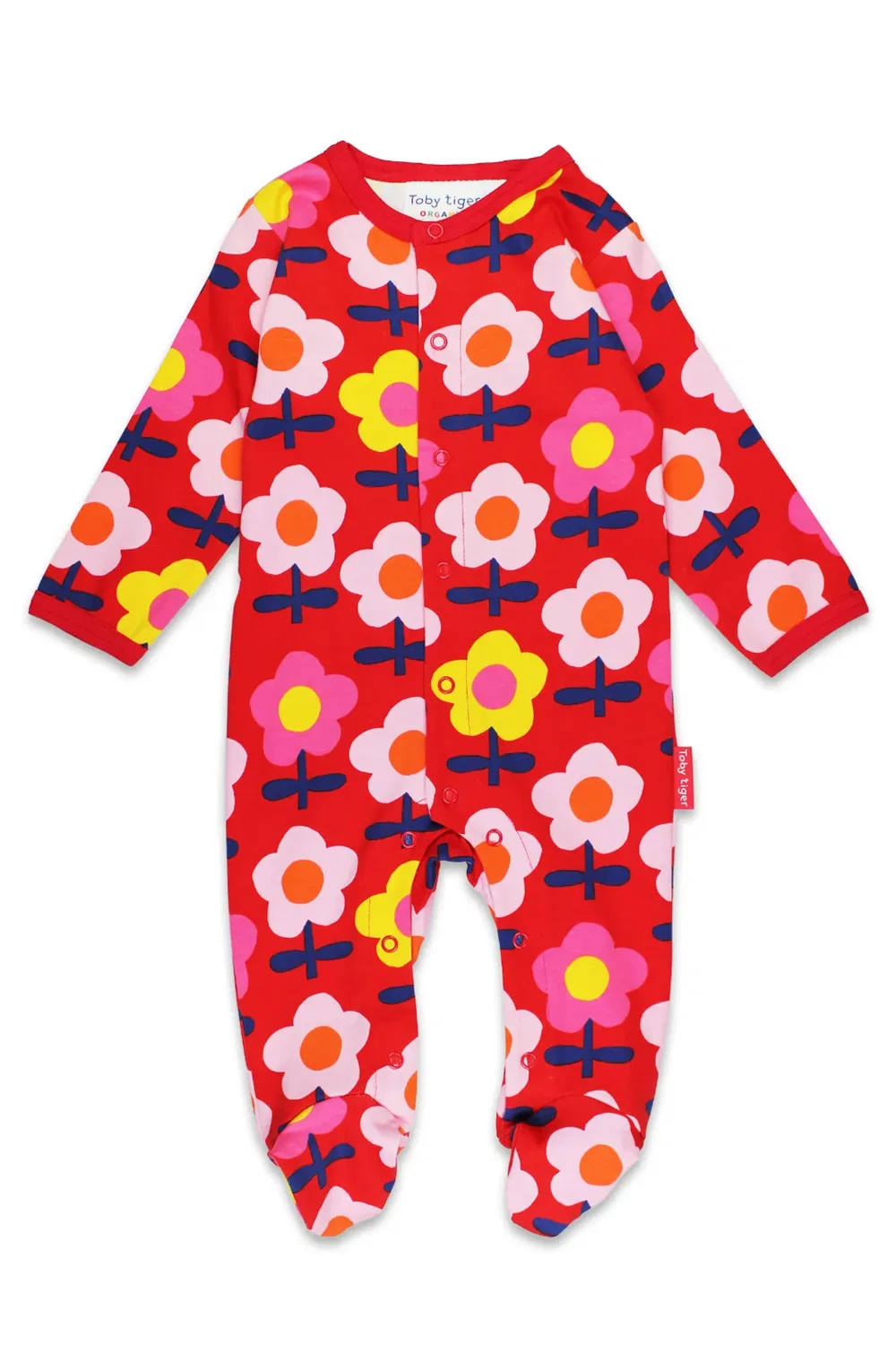 Детский слип с принтом Flower Print Toby Tiger, Multi