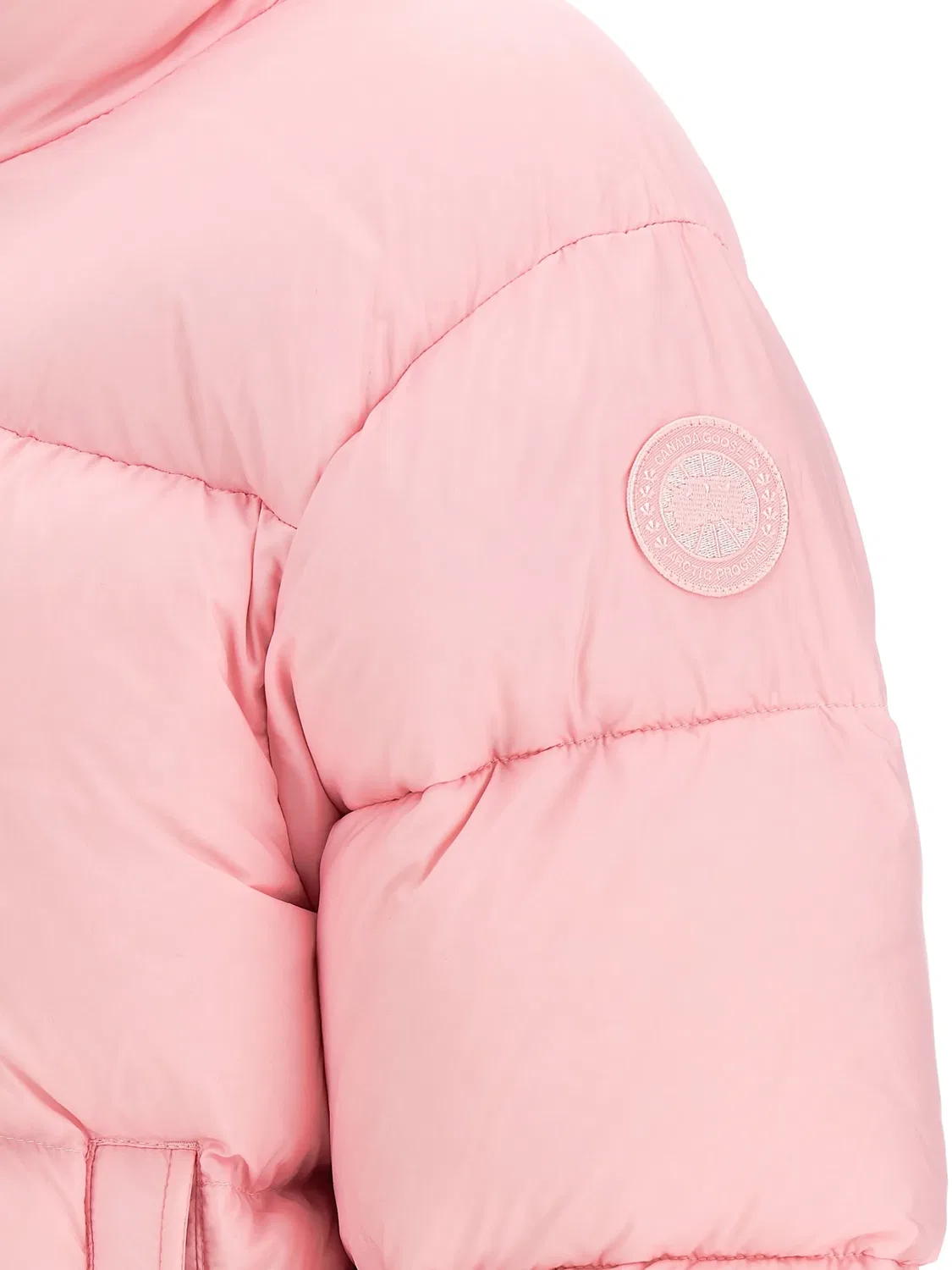 Стеганая пуховая куртка Fallon Canada Goose, розовый — фото 4