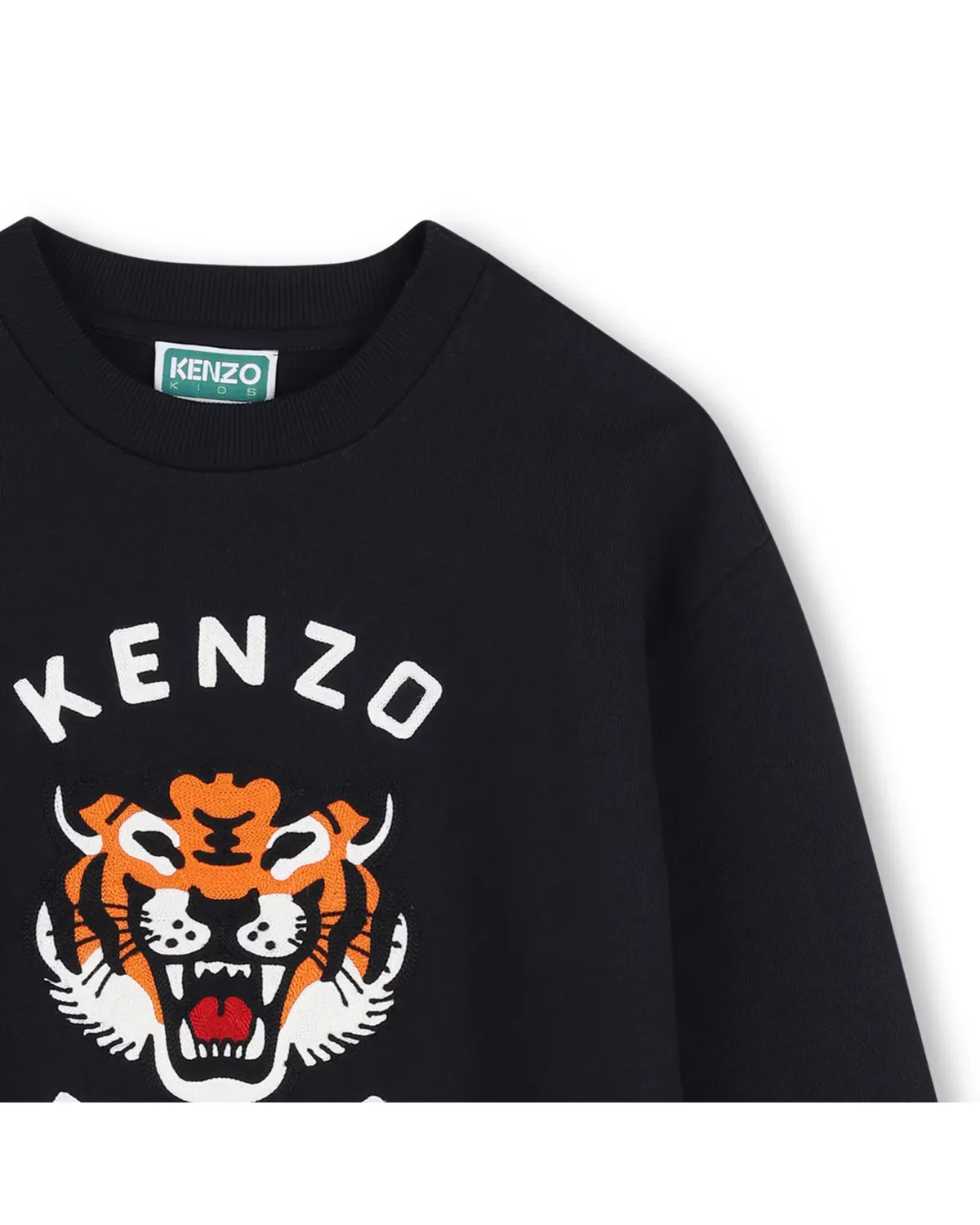 Детское худи с принтом Kenzo Kids, Цвет Azul Marino — фото 2